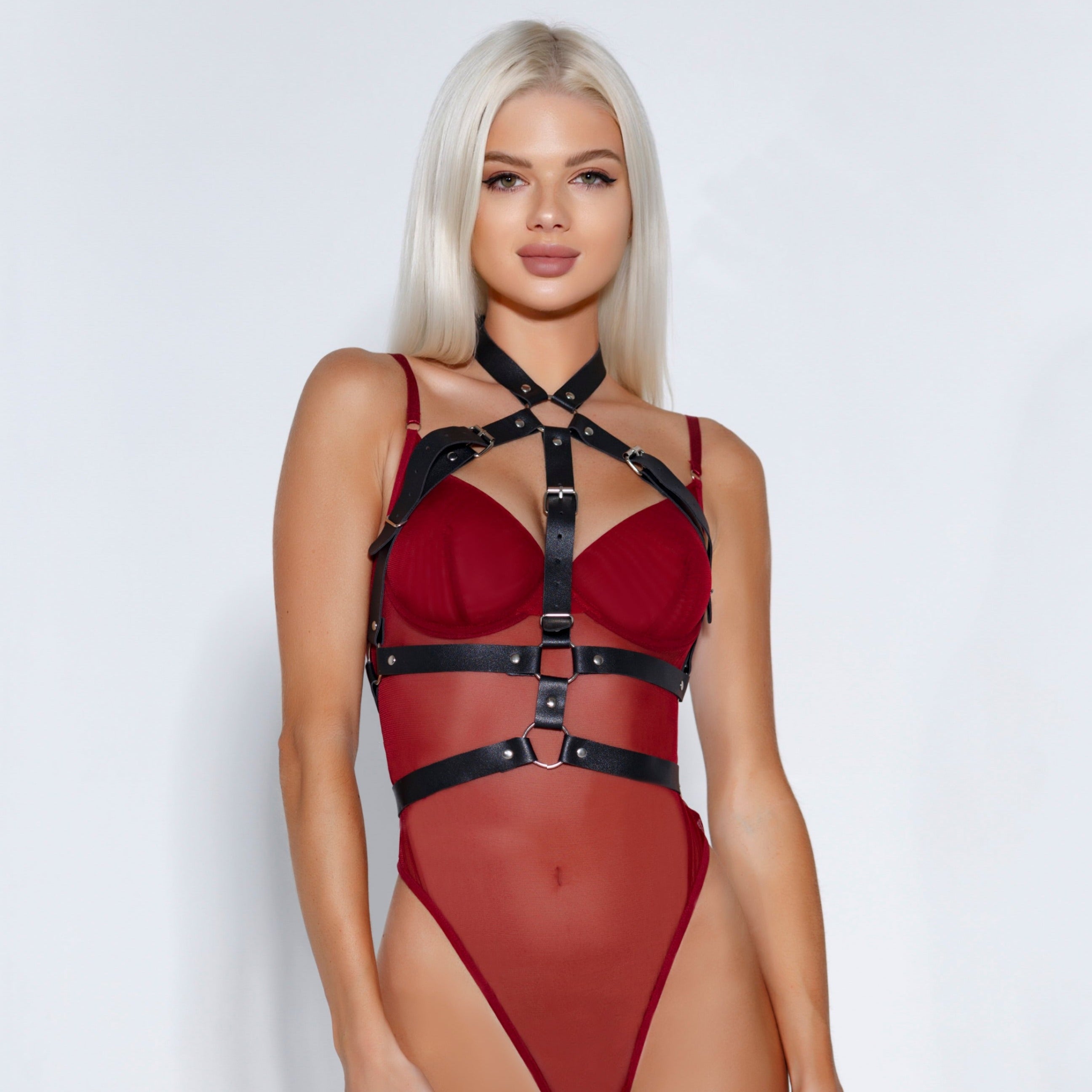 Alma's Goth Harness Bra – Intimisa